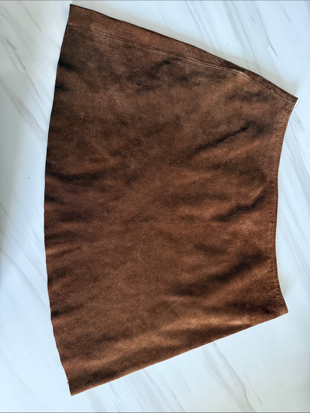Kookai Brown Suede Mini Skirt
